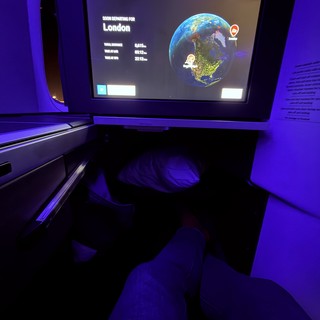 Night Flight Display: Soon Departing for London