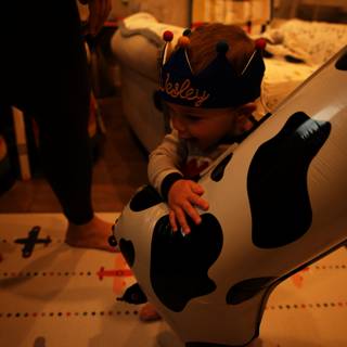 Wesley's First Birthday: The Baby Bovine Spectacle