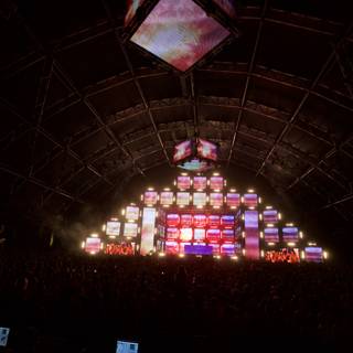 Electrifying Stage Lights at Coachella