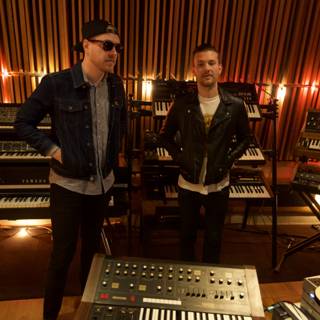 Keyboard Duo in the Studio