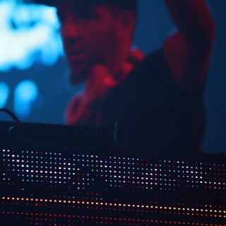 DJ Performs Under Red Lights at Wobbleland 2026