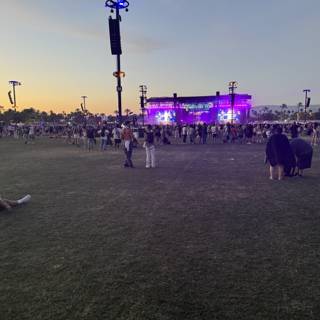 Concert Vibes at Sunset