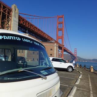 White Van and the Golden Gate Bridge