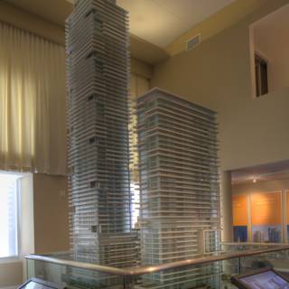 Model Building on Display in Museum