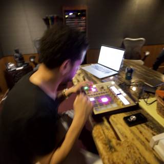 Making music in the studio