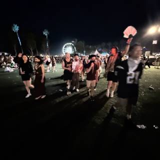 Night Stroll Amidst the Festival