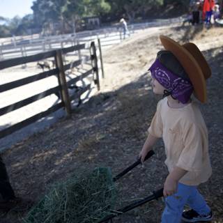 Little Rancher at Work