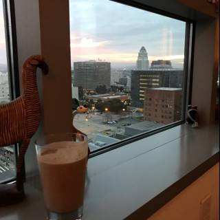 Coffee with a City View