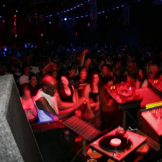 Viram Funktion: DJ Entertains the Urban Crowd at Nightclub