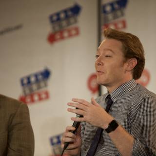 Press Conference with Clay Aiken and Bill Burton