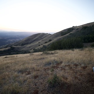 Child Explores Golden Hillside at Mount Diablo Dusk