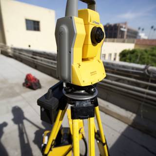 Total Station on Rooftop