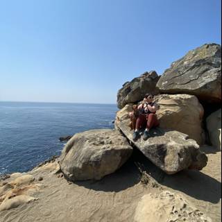 Rock Climbing by the Ocean