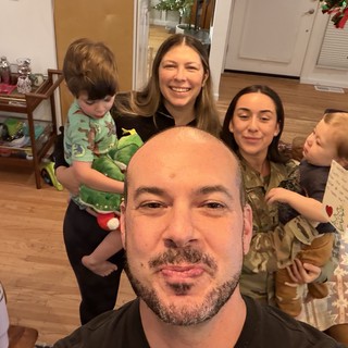 Family Holiday Selfie at Home