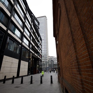 Modern Urban Canyon: Contrasting Architecture in London