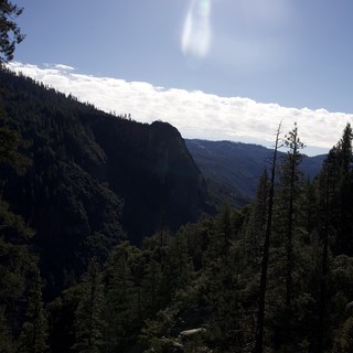 Sun-Drenched Canyon Vista in Yosemite Valley