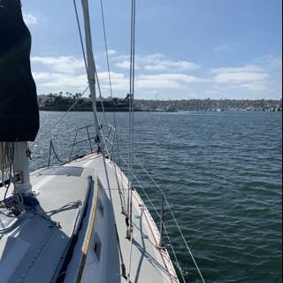Three Sailboats at North San Diego Bay