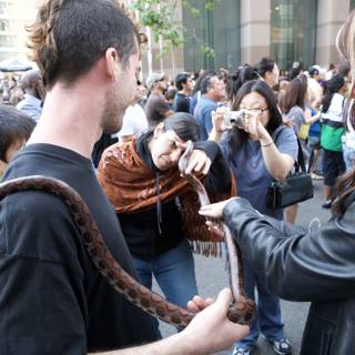 Snake Charmer at Ozomatli Concert