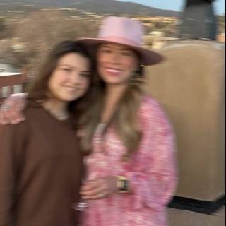 Pink Hat Posers in Santa Fe