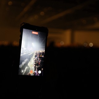 Phone Screen Glows at Wobbleland 2026 Concert