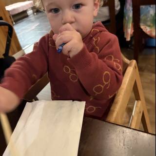Tiny Artist at Work