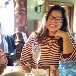Mother and Daughter at Madonna Inn Restaurant