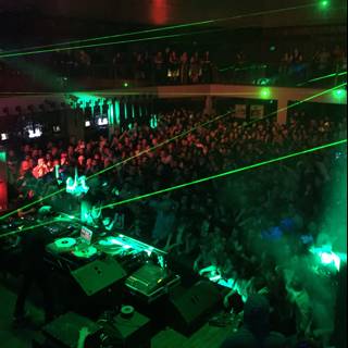 Green Laser Nightclub Concert in LA