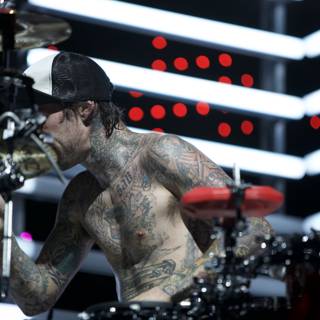 Tattooed Drummer Rocks Coachella