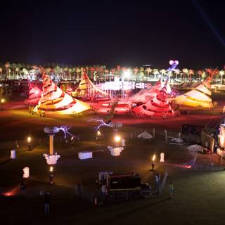 Night Lights at the Coachella Festival