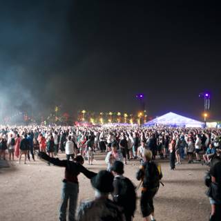 Electric Nights: Coachella 2024's Captivating Crowd