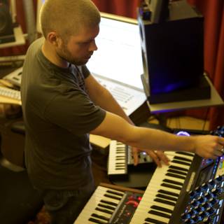 Morgan Page in the Recording Studio