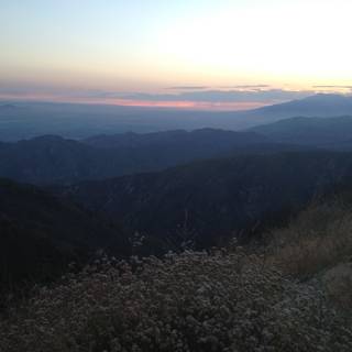Majestic Sunset over San Bernardino Mountains