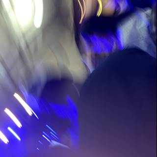 Blurred Lights of the Night
