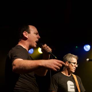 Two Men Rocking the Stage with Bad Religion at Glasshouse