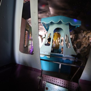 View Through Submarine Porthole at Fantasyland Attraction
