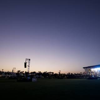 Sunset Concert on a Stage