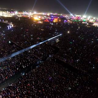 Lights and Lasers at Coachella Concert
