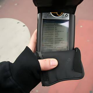 Hand-Held Computer in the Streets of Osaka