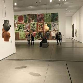 Art Admirers at The Broad Museum
