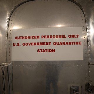 U.S. Government Quarantine Station Airstream Trailer