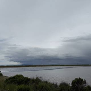 Tranquil Waters: A Cloudy Day at San Pablo Bay