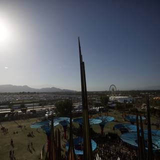 Over the Crowd: The Sun Shines Down at Coachella