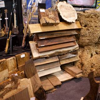 The Woodpile for the Guitar Factory
