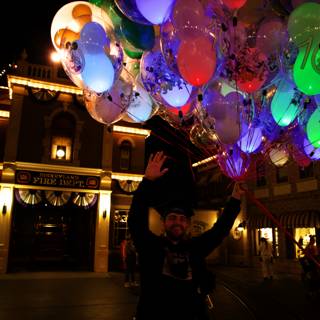Magical Nights at Disneyland - A Colorful Balloon Adventure
