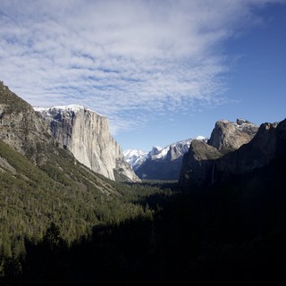 Winter Light on Yosemite Valley's Granite Walls