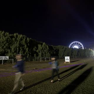 Nighttime Stroll at the Ferris Wheel