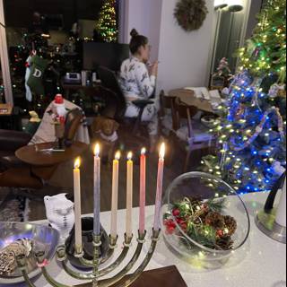 Celebrating Hanukkah with Friends