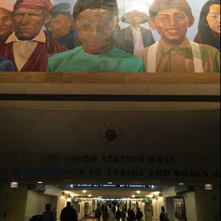 The Vibrant Murals of Los Angeles Union Station
