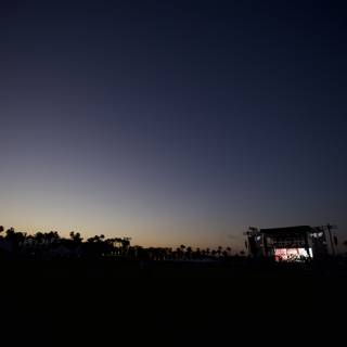 Coachella Stage at Sunset