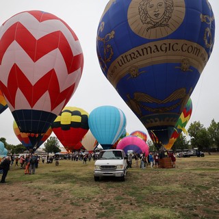 Colorful Hot Air Balloons Launch at Sonoma County Classic